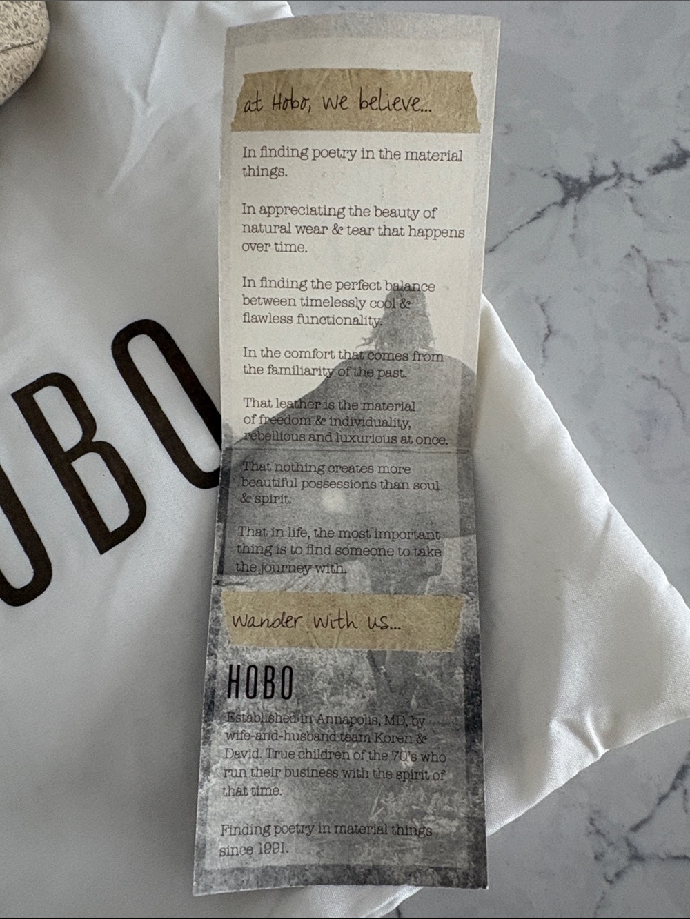 HOBO Neutral Beige Leather Mini Belt Bag. - Picture 7 of 7
